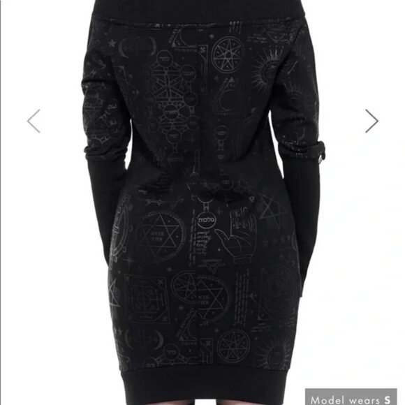 Killstar Unholy Sabbath Sweater Dress NWT - Picture 4 of 6
